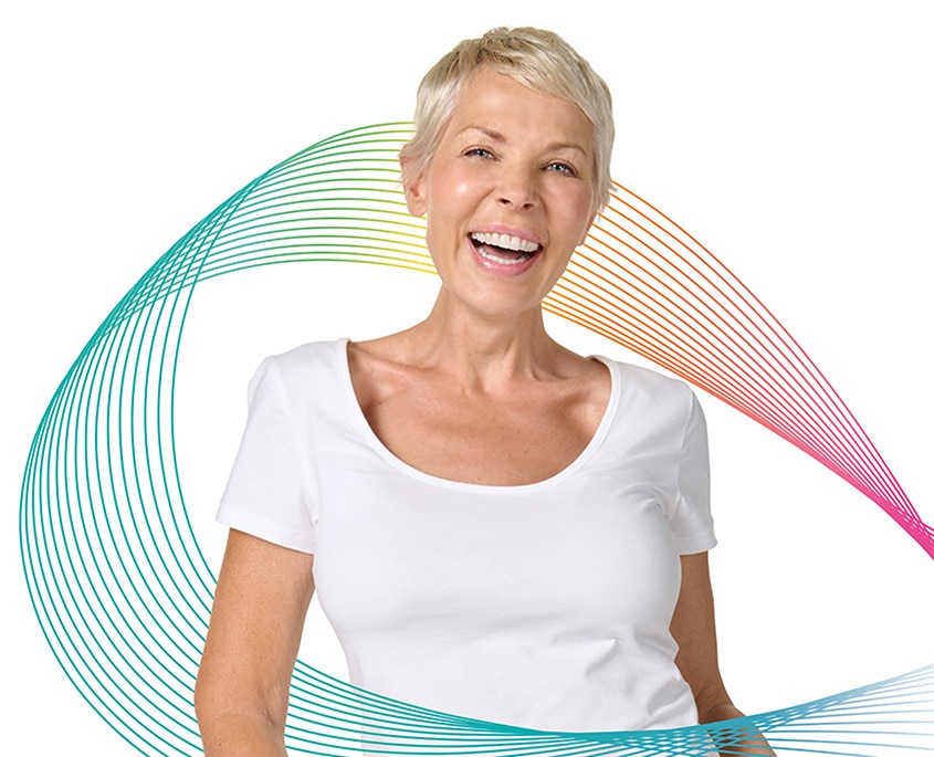 femeie matură zâmbind