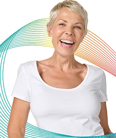 femeie matură zâmbind