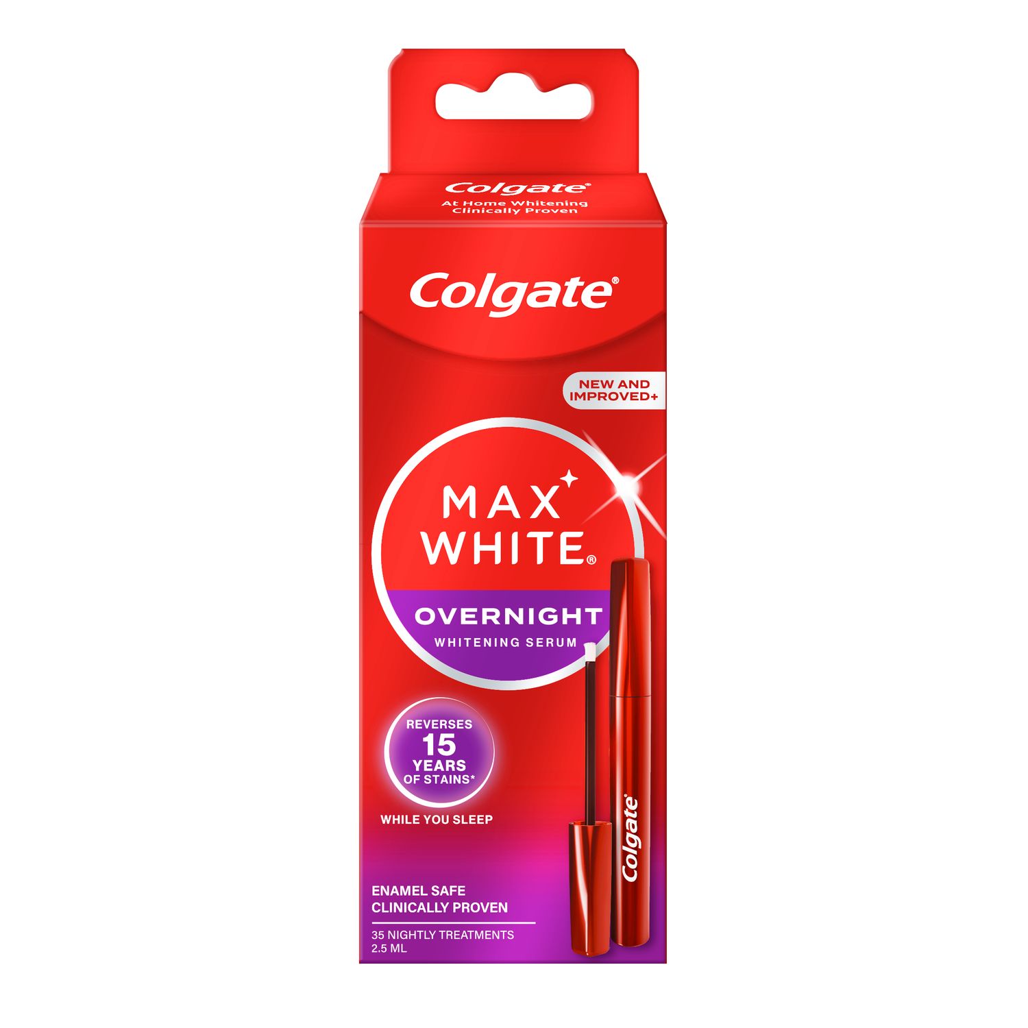 Ser de albire a dinților în timpul somnului Colgate Max White Overnight