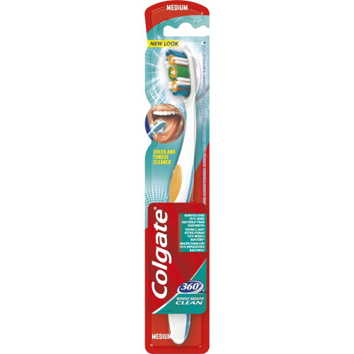 Periuță De Dinți Colgate® 360 Whole Mouth Clean Medium