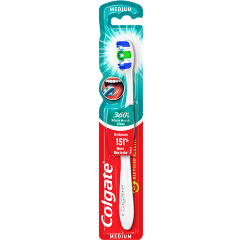 Periuță De Dinți Colgate® 360 Whole Mouth Clean Medium